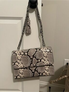 Tory Burch snakeskin bag